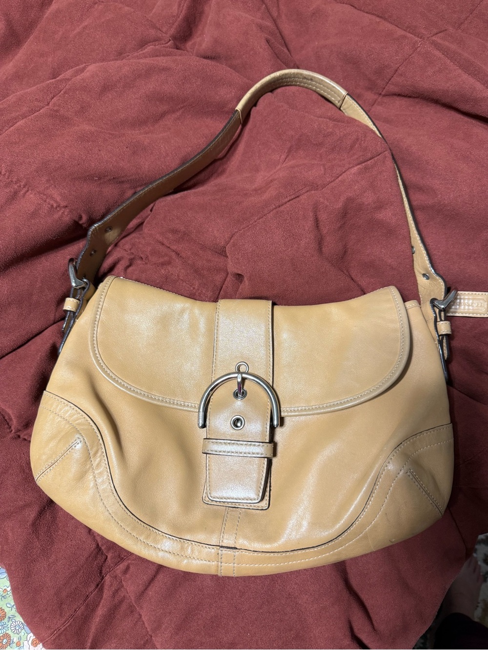 Coach Y2K soho buckle flap hobo bag